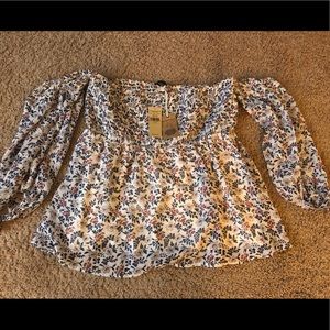 NWT Off-shoulder Blouse from American Eagle.